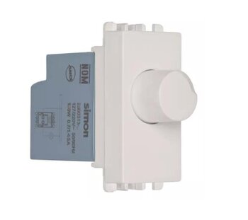 Módulo Dimmer Rotativo Branco Simon - S26