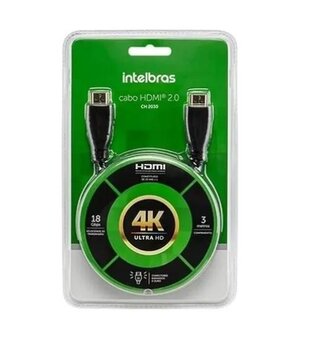 Cabo Hdmi 2.0 3 Metros Ch 2030 Intelbras