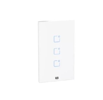 Interruptor Touch 3 Teclas Branco Weg Home Wi Fi