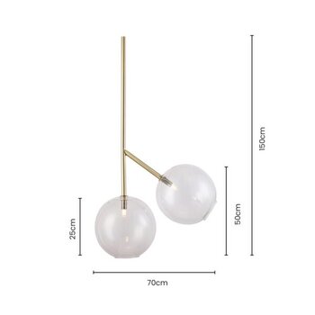 Pendente luminaria BELL SKY-3047-OV Ouro Velho - Skylight