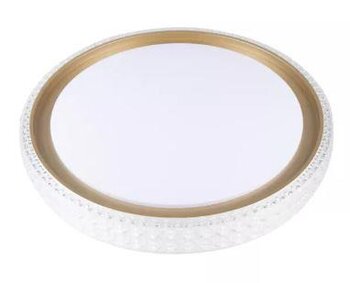 Plafon led Kenle 36W Redondo Dourado 2665 - Nordecor