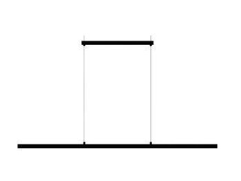 Pendente Apex 20W. 3000K. 1000 X 25 x 36mm. Preto - Taschibra.