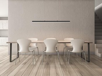 Pendente Apex 20W. 3000K. 1000 X 25 x 36mm. Preto - Taschibra.
