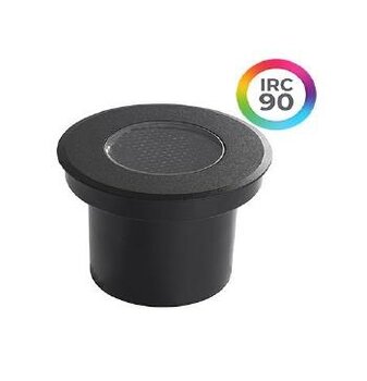 Spots LED Self p/ Solo IP67 24o 10W 2700K Preta 6849 - Nordecor