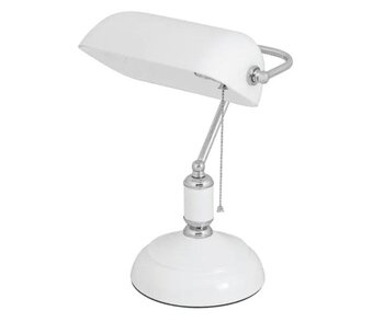 Abajur de Mesa Inglesa Branca - GMH