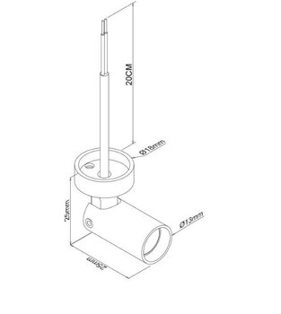 Spot sobrepor  Lit  mini 1W 3000K 24V Branco 6978 - Nordecor