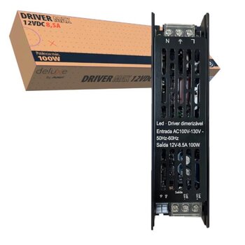 Fonte Dimerizavel P/ Fita Led 12V. 8,5A. 100W  - Avant