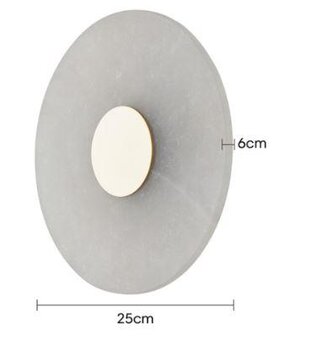 ARAND. JONY 2924. 5W 3000K. Ø250X60MM. MARMORE/DR