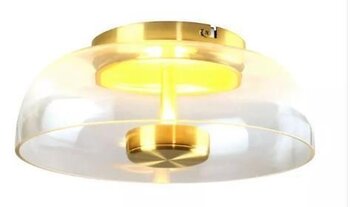 PLAFON DALLI 22,8CM x10CM. DO CRISTAL