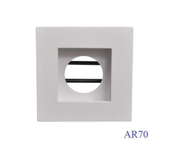 Spot Square Embutir Branco AR70 10,8cm x 10,8cm Bivolt - Montare