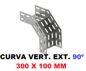 Curva P Eletrocalha Vertical Externa G X Mm Eletropoll