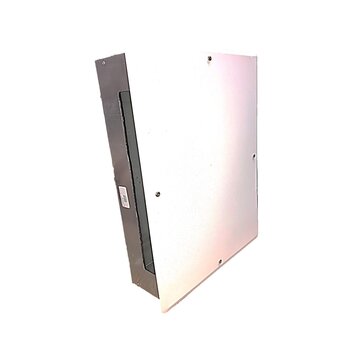 Caixa Passagem Eletrica Embutir  50x50x12cm. Alumínio Branco - Renatec