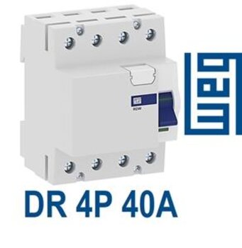 Interruptor Diferencial (IDR) Tetrapolar 40A 30MA - Weg