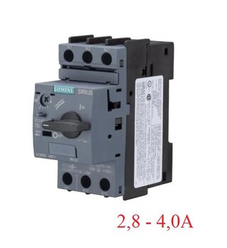 Disjuntor Motor 3RV20 11-1EA10 Ajuste 2,8~4A - SIEMENS