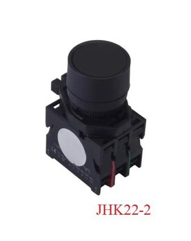 Botão Monobloco JHK22-2 1NA Bivolt (4617) Preto - Sibratec