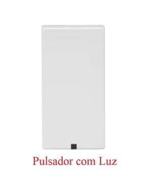 Módulo Pulsador com Luz 10A 250V (5TD99403) Branco Revita - Soprano