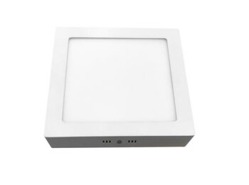 Painel de Sobrepor LED Quadrado Branco (4000K - Neutra) 17cm x 17cm Bivolt 12W - Avant