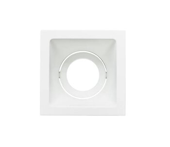 Spot Square Embutir Direcionável Branco Quadrado 1xGU10 11,6cm x 11,6cm Bivolt 20W - Stella