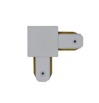 Conector / Emenda L para Trilho Eletrificado Branco Bivolt - Nordecor