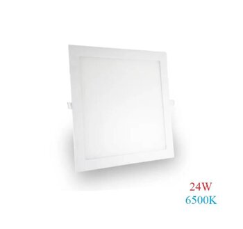 Painel de Embutir LED Quadrado Branco (6500K - Branco Frio) 29,3cm x 29,3cm Bivolt 24W - Demi