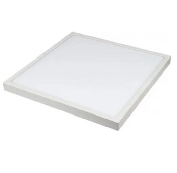 Painel Sobrepor LED Quadrado Branco (3000K - Branco Quente) 40cm x 40cm Bivolt 30W - Avant