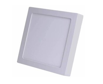 Painel de Sobrepor LED Quadrado Branco (6500K - Branco Frio) 15,8cm x 15,8cm x 2,8cm Bivolt 12W - Demi