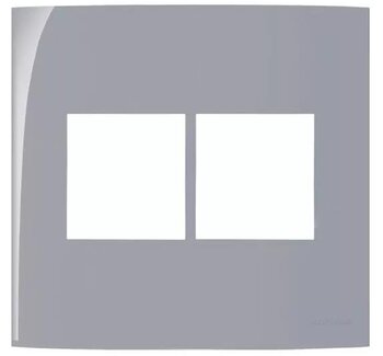 Placa 4x4 para 04 Módulos Juntos (16032) Branco Sleek - Margirius