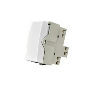 Módulo Interruptor Intermediário 10A 250V (16057) Branco Sleek - Margirius