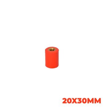 Isolador Epoxi para barramento paralelo 20mm x 30mm. rosca 1/4 - JNG