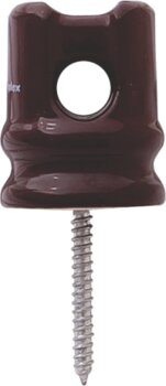 Isolador Olhal de Porcelana MP408, 72 mm x 51 mm (Pimentão) - Manplex