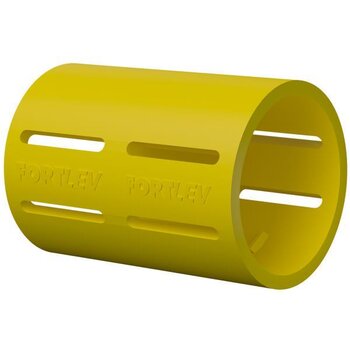 Luva de Pressão para Eletroduto Corrugado Amarelo 1 (32mm) - Fortlev