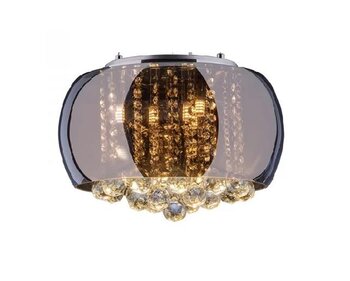 Lustre Plafon/Pendente Attractive Cromado Ø40cm x 23cm 5xG9 Bivolt - Startec