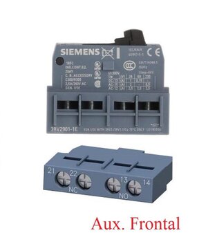 Bloco Contato Auxiliar Frontal 1NA+1NF (3RV2901-1E) Siemens
